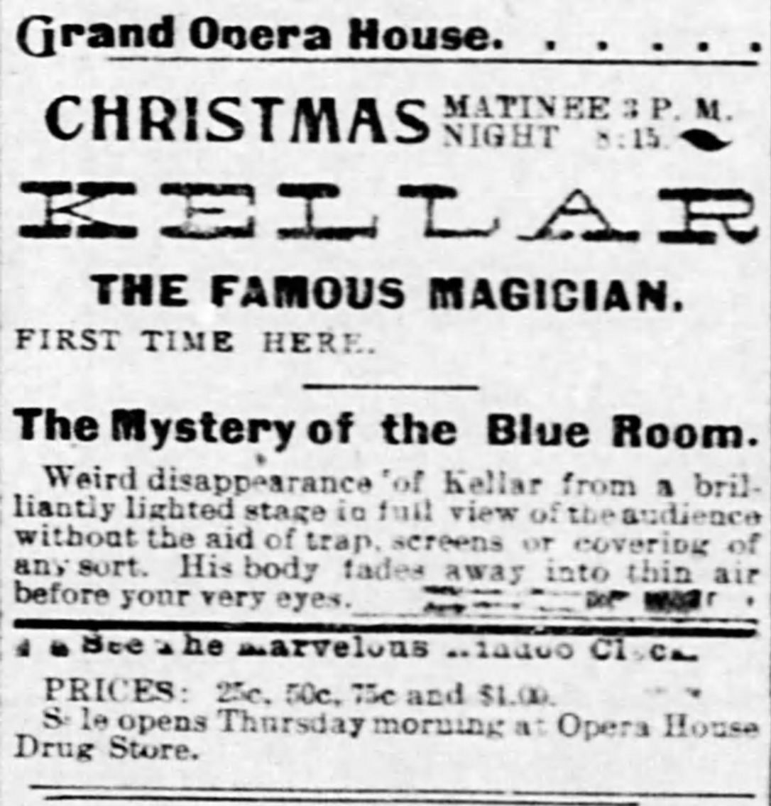 Kellar the Famous Magician